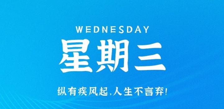3月22日，星期三，在这里每天60秒读懂世界！