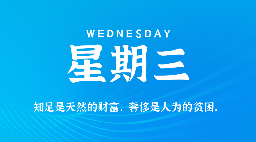 04日23日，星期三，在这里每天60秒读懂世界！