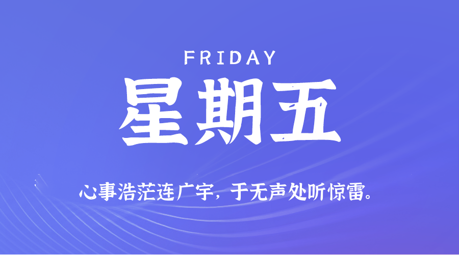 08日15日，星期五，在这里每天60秒读懂世界！