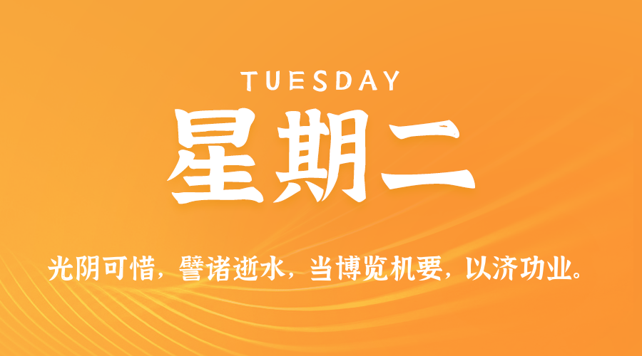 08日19日，星期二，在这里每天60秒读懂世界！