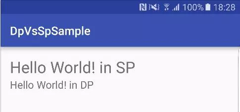 两分钟理解Android中SP与DP的区别