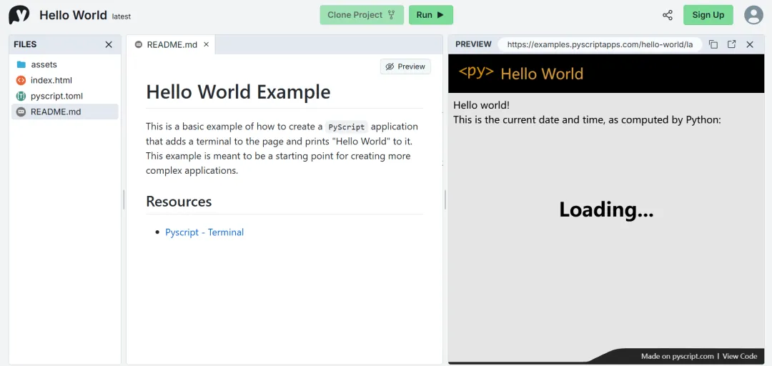 PyScript:让 Python 能够直接在浏览器中运行的神器,用Web分享Python编程